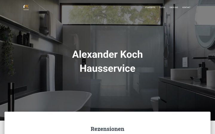 Screenshot of koch-hausservice.de