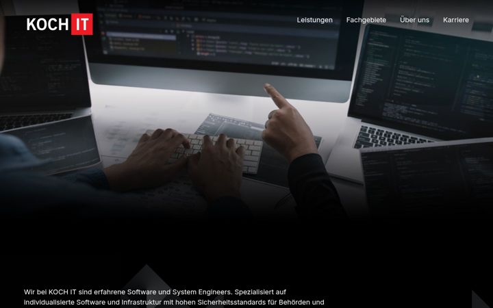 Screenshot of koch-it.ch