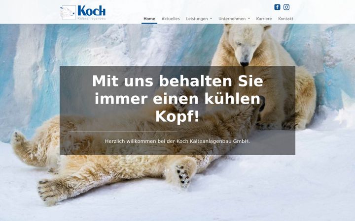 Screenshot of koch-kaelte.de