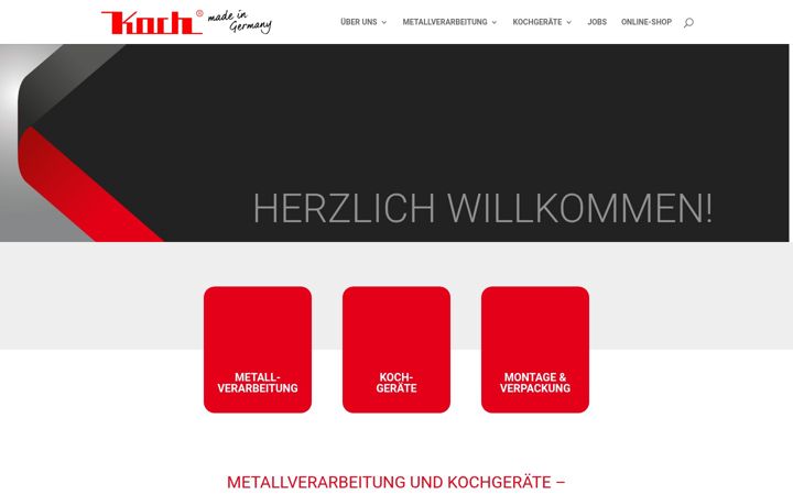 Zrzut ekranu koch-metall.com