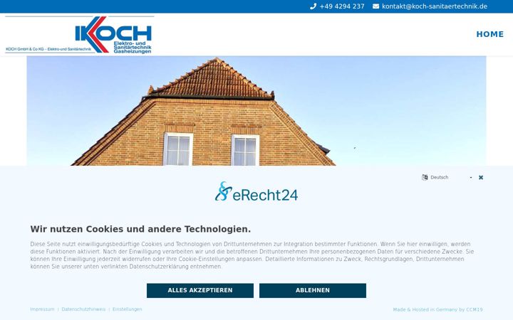 Screenshot of koch-sanitaertechnik.de