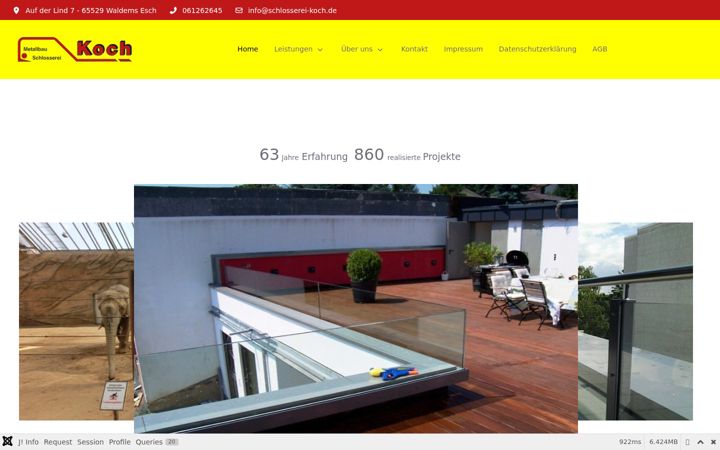 Screenshot of koch-waldems.de