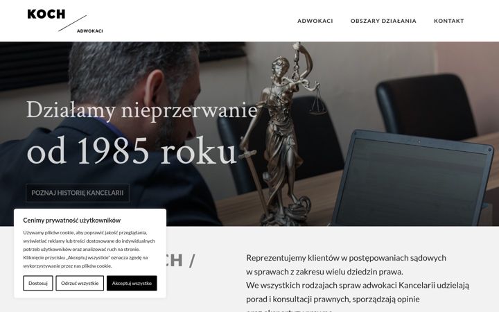 Screenshot of koch.pl