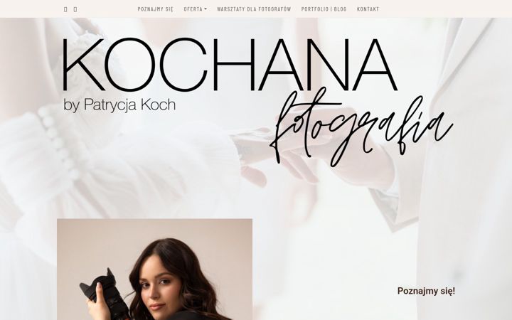 Screenshot of kochanafotografia.pl