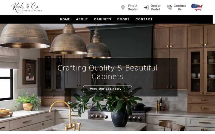 Screenshot of kochandco.com