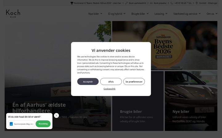 Screenshot of kochbiler.dk
