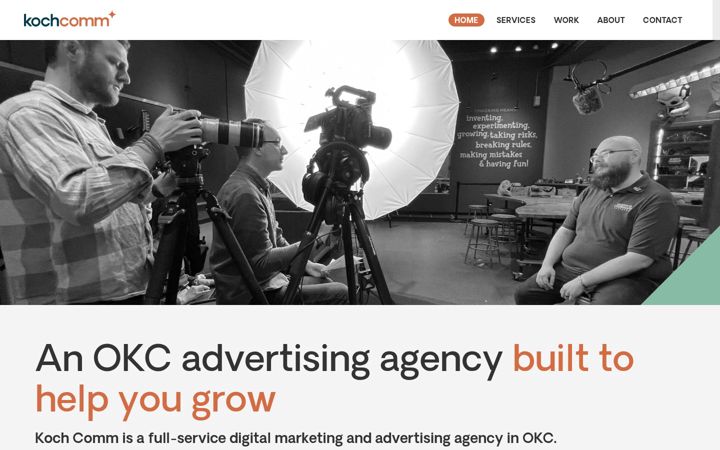 Screenshot of kochcomm.com