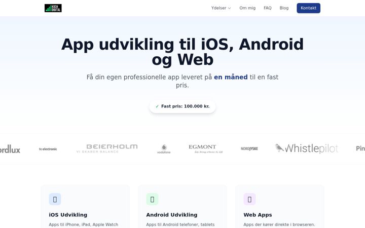 Screenshot of kochdigital.dk
