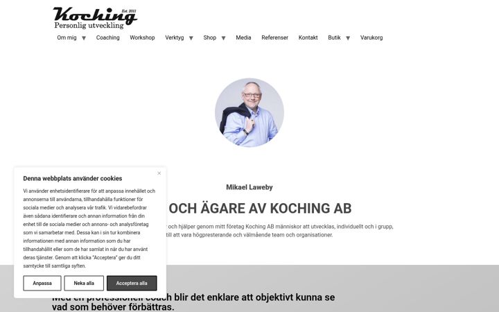 Screenshot of koching.se