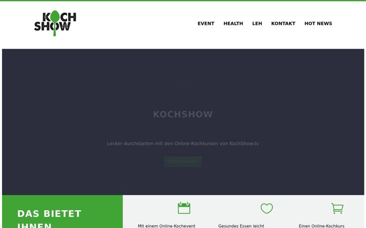 Captură de ecran a kochshow.tv