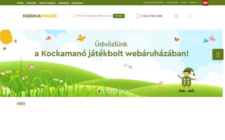 Screenshot of kockamano.hu