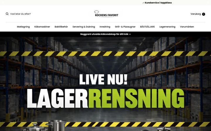 Screenshot of kockensredskap.se