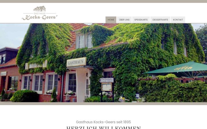 Screenshot of kocks-geers.de