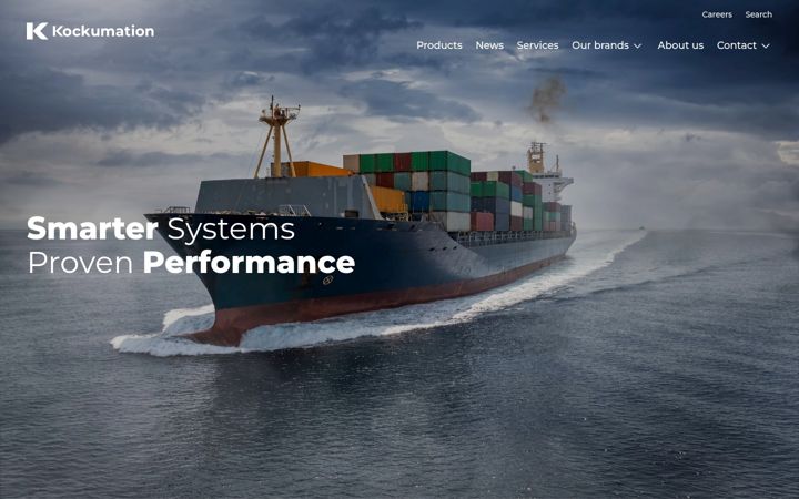 Screenshot of kockumation.com