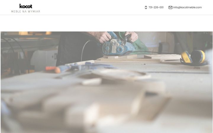 Screenshot of kocotmeble.com