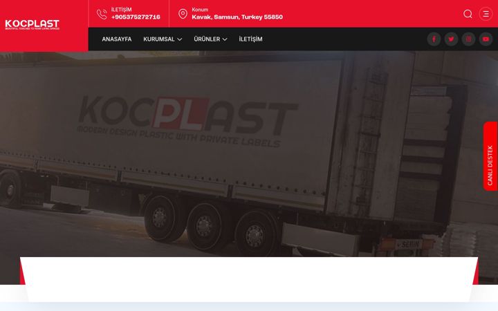Screenshot of kocplast.com