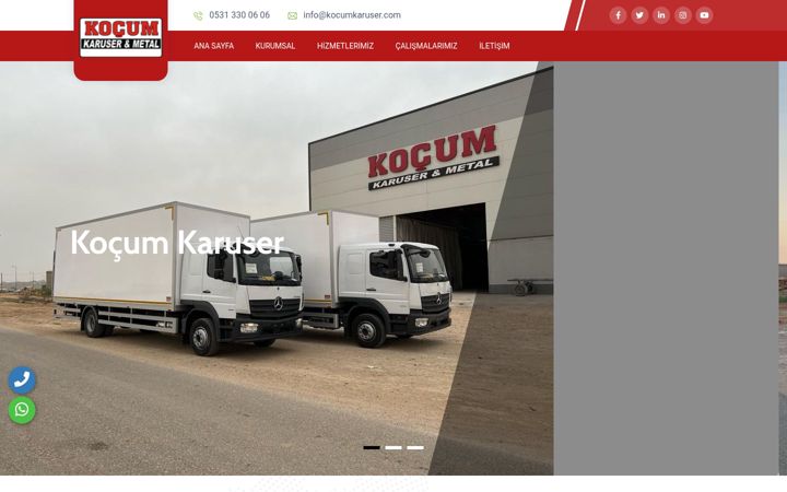 Screenshot of kocumkaruser.com