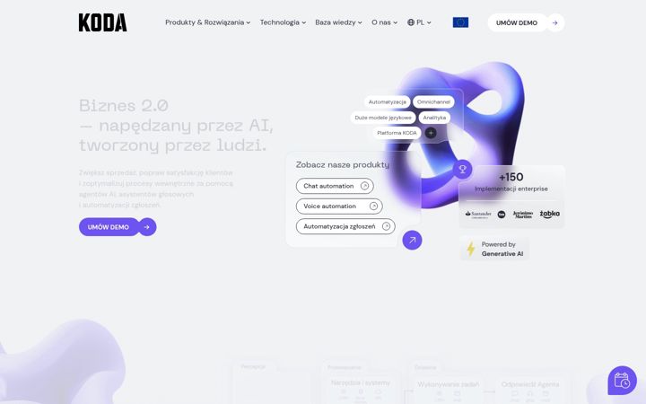 Screenshot of kodabots.com