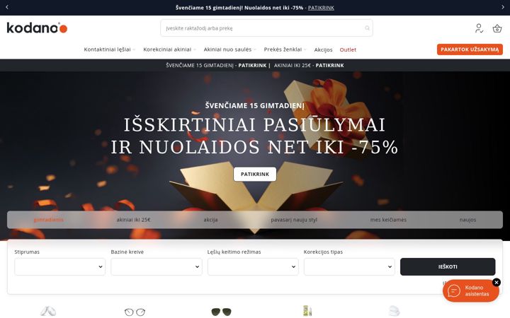 Ekrānuzņēmums no kodano.lt