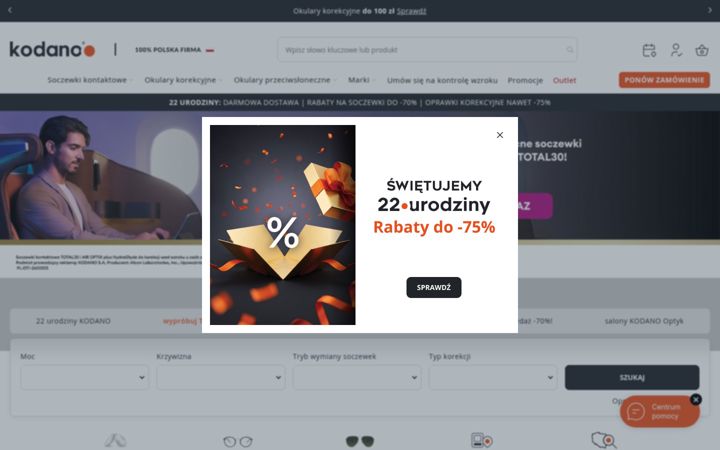 Screenshot of kodano.pl