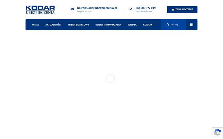 Screenshot of kodar-ubezpieczenia.pl