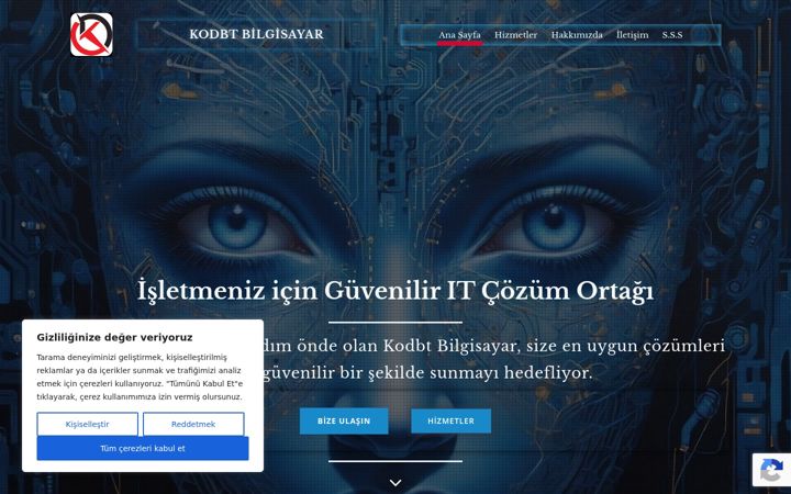 Screenshot of kodbtbilgisayar.com