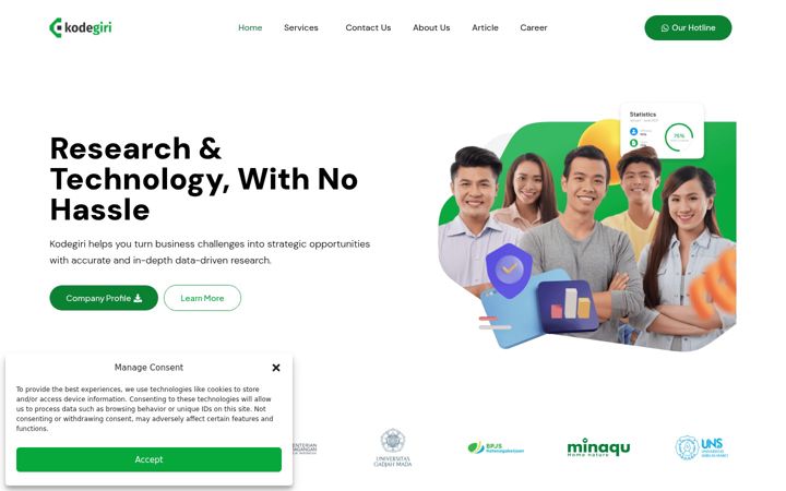 Screenshot of kodegiri.com