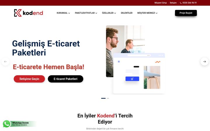 Screenshot of kodend.com