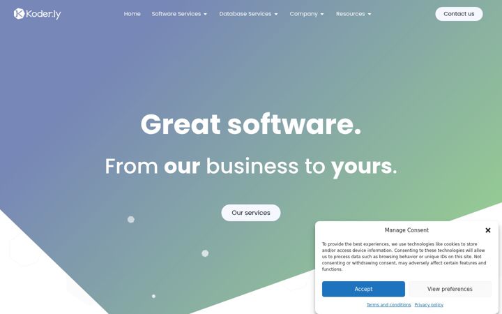 Screenshot of koder.ly
