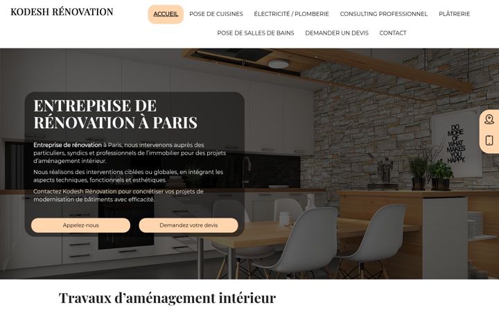 Screenshot of kodeshrenovation.fr