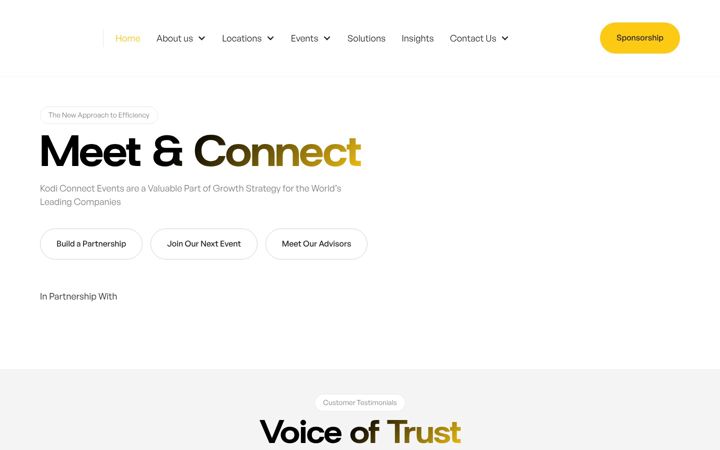 Screenshot of kodiconnect.com