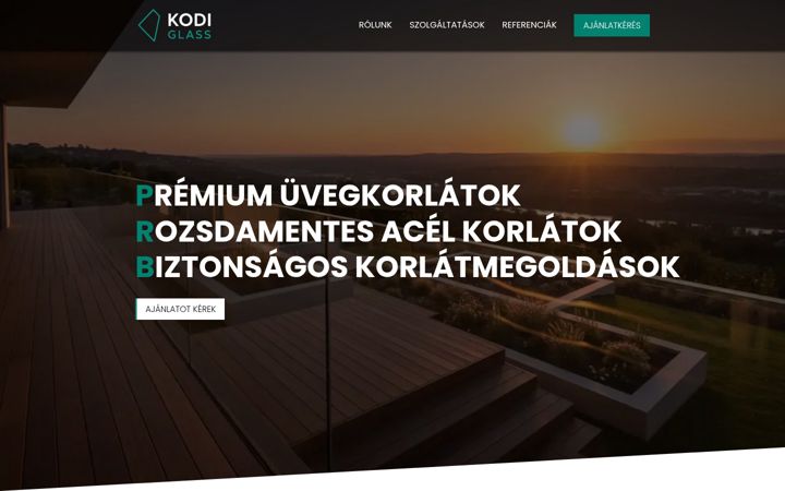Skjámynd af kodiglass.hu