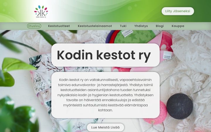 Screenshot of kodinkestot.fi