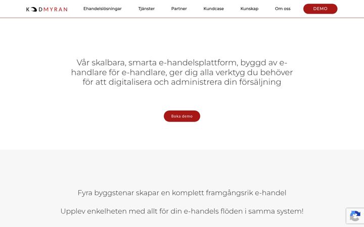 Screenshot of kodmyran.se