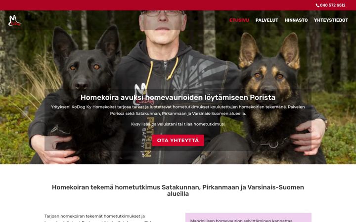 Screenshot of kodog.net