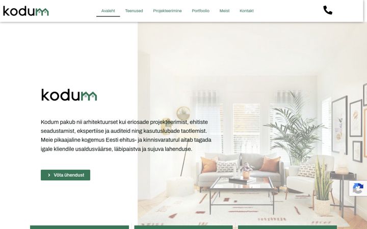 Screenshot of kodum.co