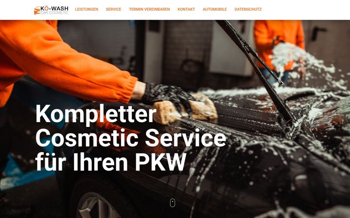 Screenshot of koe-wash.de