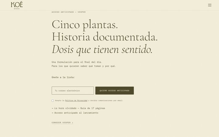 Screenshot of koebotanics.com