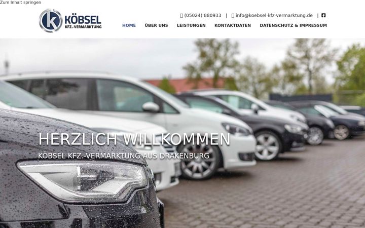 Screenshot of koebsel-kfz-vermarktung.de