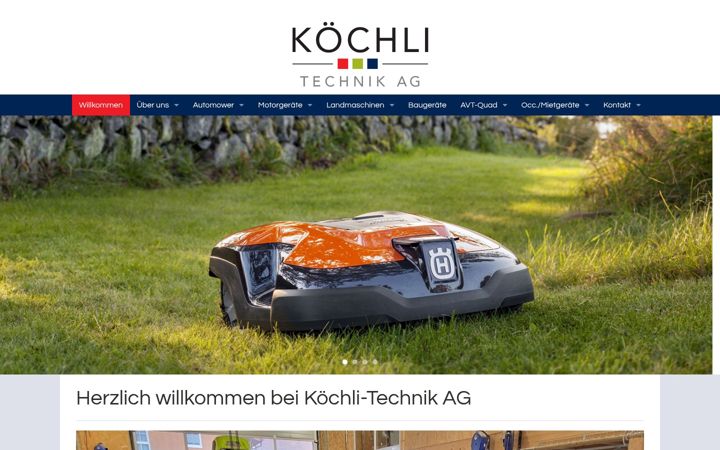 Screenshot of koechli-technik.ch