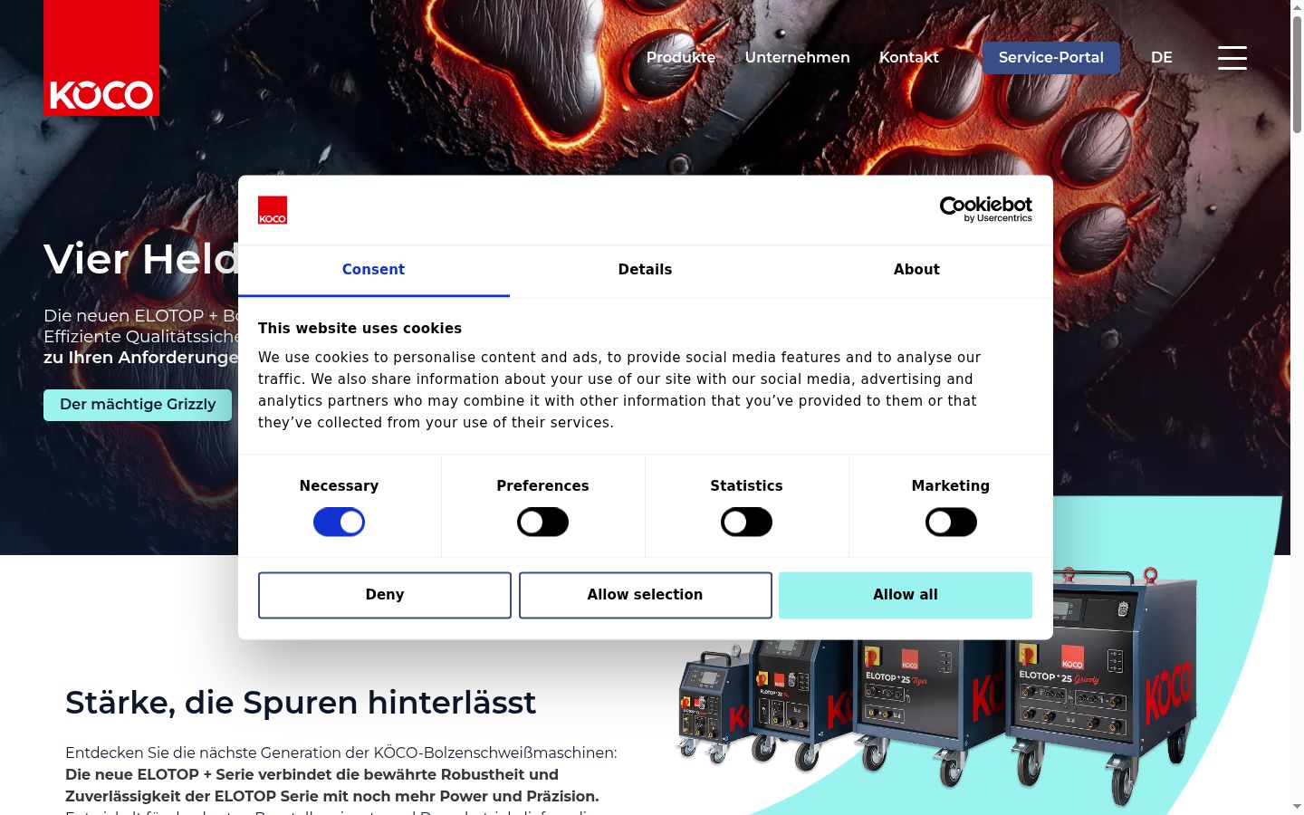 Sutikimo reklamjuostės, rodytos prieš bet kokią sąveiką, ekrano kopija
