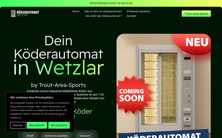 Screenshot of koederautomat-wetzlar.de