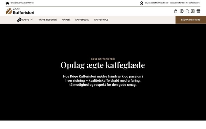 Zrzut ekranu koegekafferisteri.dk
