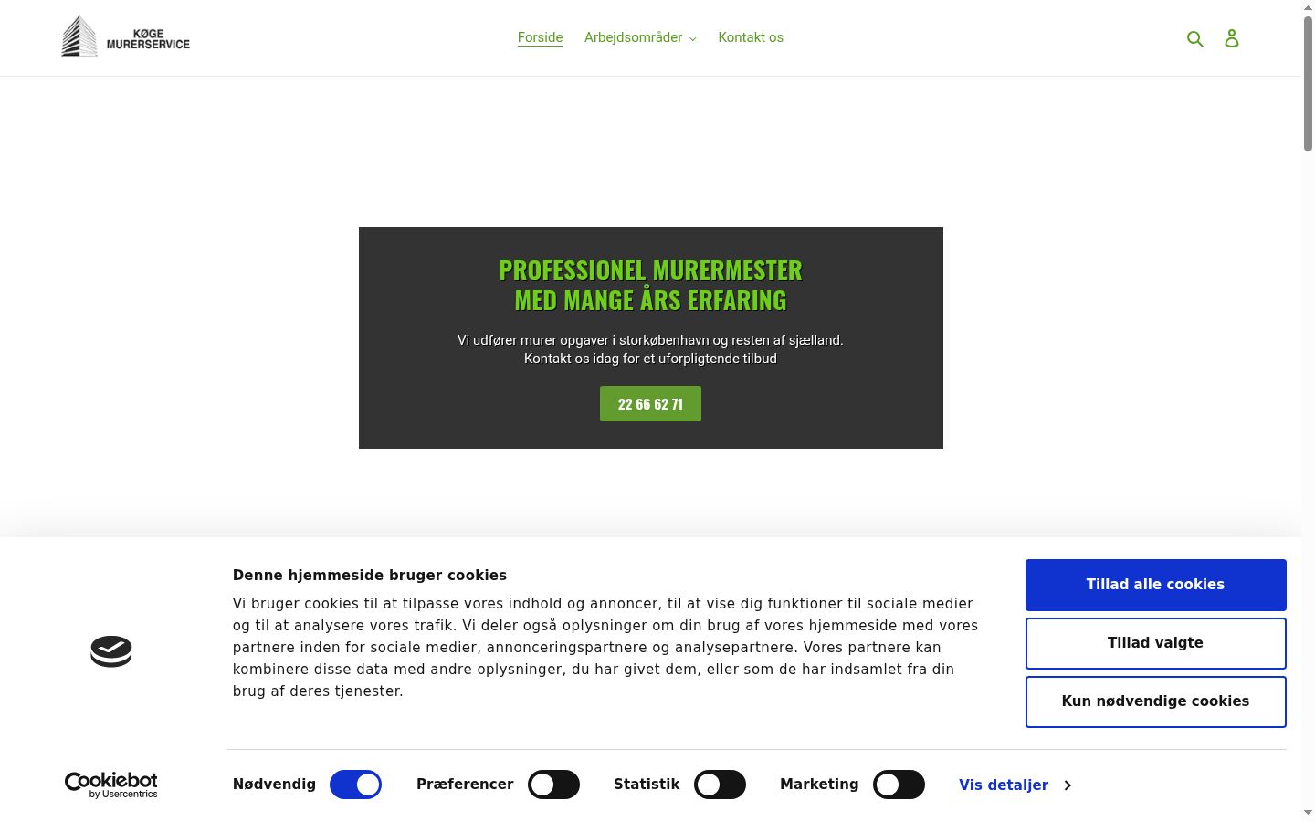 Screenshot tal-banner tal-kunsens muri qabel kwalunkwe interazzjoni