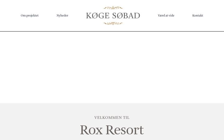 Screenshot of koegesoebad.dk