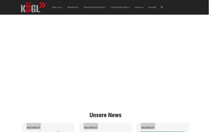 Screenshot of koegl.at