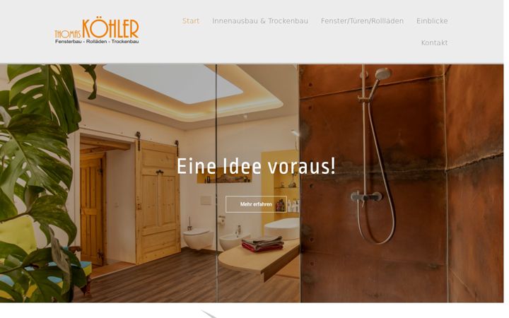 Screenshot of koehler-creativbau.com