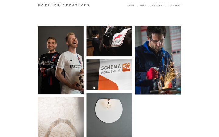 Screenshot of koehler-creatives.com