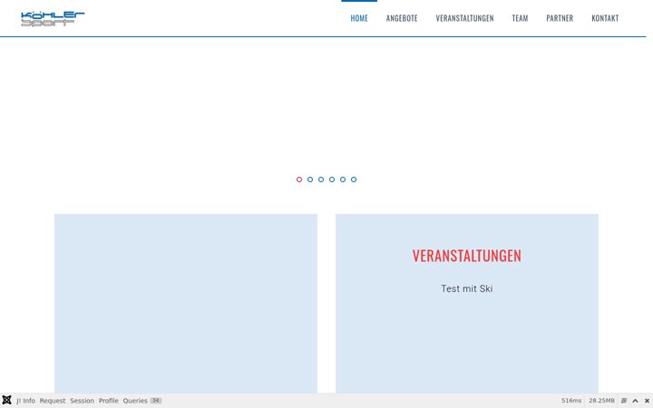 Screenshot of koehler-sport.de