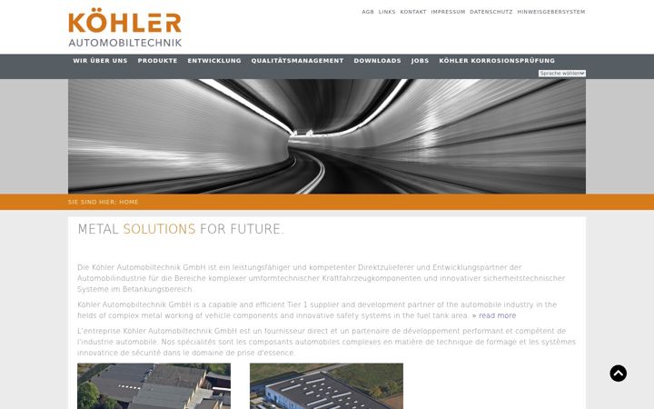 Screenshot of koehlerauto.de